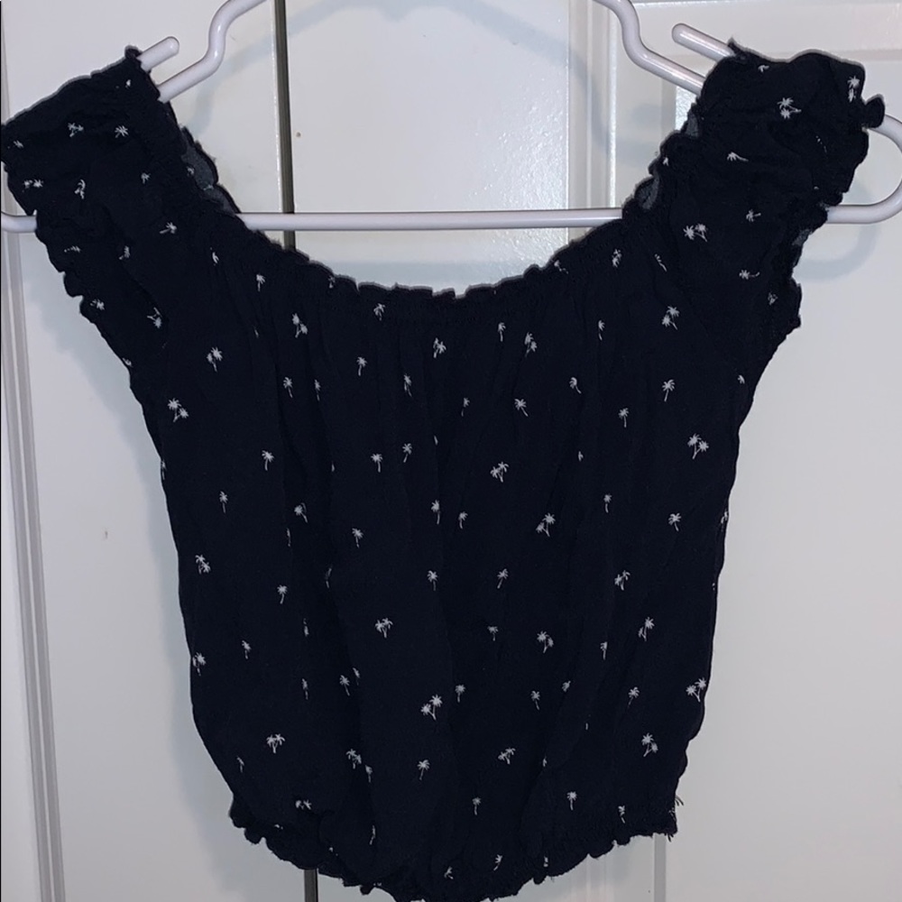 Brandy Off the Shoulder Crop Top